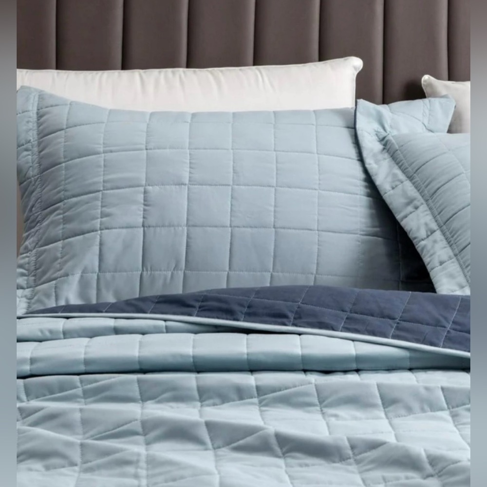 Great Bay Home Reversible Duvet Set Bicolor with Covers Queen